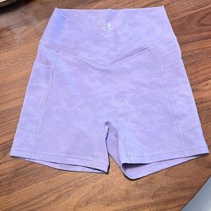 Till You Collapse Purple Cross Waist Shorts sz S